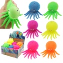 Jouet Squishy Poulpe Coloré avec Lumière LED 