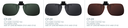 CP -09 3 Mix Clip on sunglasses - glasses