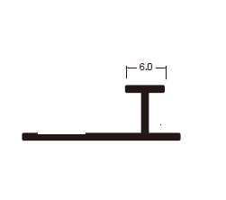 [BINDINGLINE2 5*3000mm] Bagette de liaison Aluminium 3m