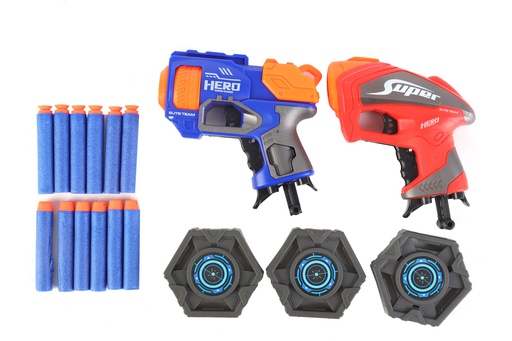 [CJ-2129403] SET 2 PISTOLETS - X WARRIOR HERO