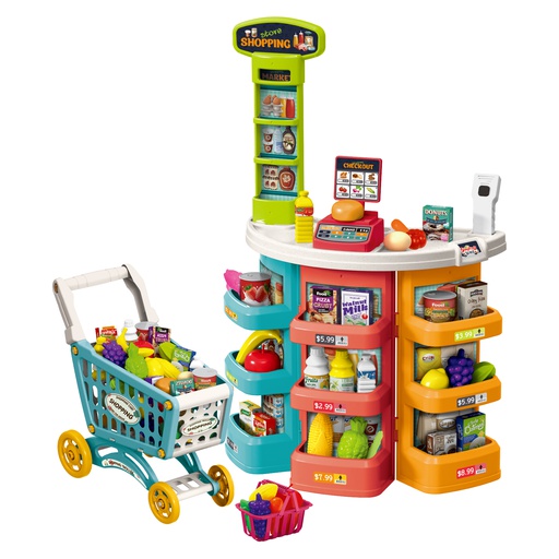 [CJ-4322244] GROCERY STORE AND ITS CART