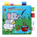 Livre en tissu sensoriel Baby Animals