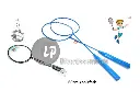 Badminton set – 2 rackets + 1 shuttlecock – Mix 60 cm
