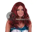 Long mermaid hair wig – copper red