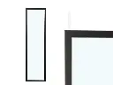 Black mirror holder 30x120 cm