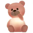 Teddy bear night light H14 cm