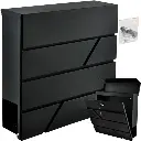 Large mailbox – exterior metal door