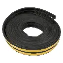 Anti-draft strip – E profile 2x3 m black