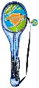 Jeu de badminton sportif en métal 66 cm avec housse