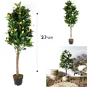 Plante artificielle citronnier 120 cm