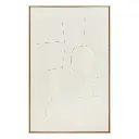 Decoration murale 3D Yelena 116x75 cm – blanc chaud