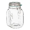 Bocal en verre 1,5 L Jarro – transparent