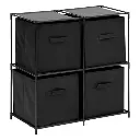 Shelves + 4 EG Mix boxes – black