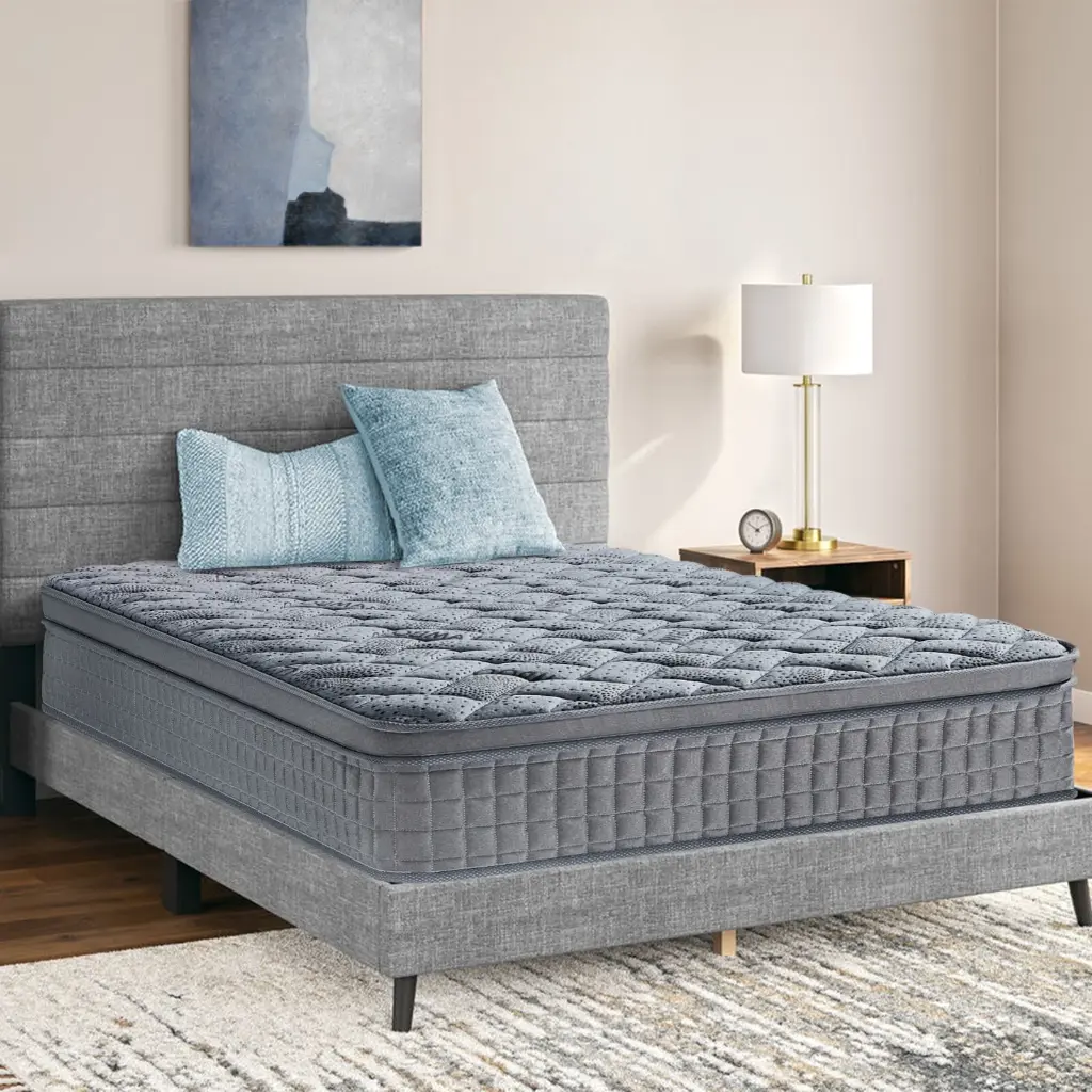 Matelas hybride OUUI 25cm – Fermeté moyenne – Mousse à mémoire de forme – Livré en boîte