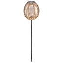 balise solaire extérieur plast cuba h65, beige