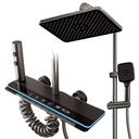 High-end smart shower system with LED display