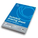 Feuille de dessin technique Bluering A3, 180 g, 25 feuilles
