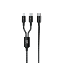 Cable 2 en 1 Type-C vers Lightning et Type-C vers USB