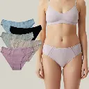 Lot de 5 mini-culottes en coton biologique MX