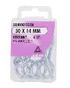 Screw eye 30 x 14 mm