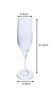 Set de 6 flutes de champagne 215 ml