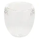 Tasse espresso verre strié 12 cl