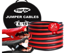 JUMP-START CABLES 6 GAUGES-4.88m/16ft