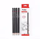 12PCS 8B CRAYON DE BOIS A DESSIN FOSKA