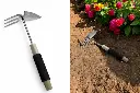 Outil de jardinage Premium double houe 30 cm