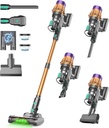 Aspirateur-balai sans fil COTIAR 650 W 55 kPa – autonomie jusqu’à 70 min, doré