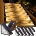 Lampes solaires pour marches d’escalier JOFIOS — pack de 12