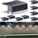 Solar fence light 3 color modes