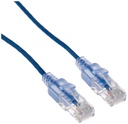 Câble Ethernet Cat6A SlimRun RJ45 9 m bleu