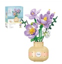 Balody Viola – mini-block flower bouquet with vase