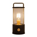 Dimmable warm-white LED lantern IP44, USB powered