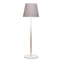 Dimmable touch LED table lamp, indoor/outdoor, white