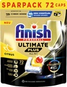 Finish Ultimate Plus Citrus dishwasher tablets x72
