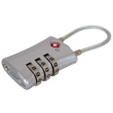 TSA combination luggage lock, silver