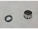 Chrome faucet aerator M24 with seal