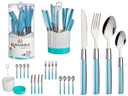 Kinvara 16-piece cutlery set, stainless handles