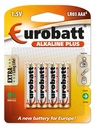 Piles alcalines Max Power Alkaline Plus AAA (LR03), blister de 4