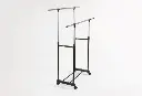 Carrying for clothing - adjustable in height and bottom