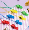 Plastic football whistles