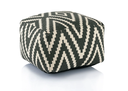 Pouf Cube Kilim Noir