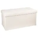 Pouf pliable double lysandre beige