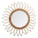Yasmina flower rtn mirror D50, medium beige