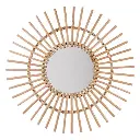 Miroir bambou danica D70, beige