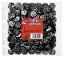 Red stripe licorice pieces, 500g bag