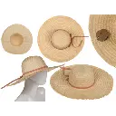 Elegant chic bow straw hat