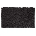 Tapis noir  maxi chenille 50x80cm